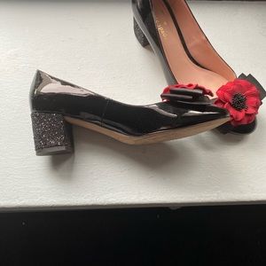KATE SPADE Black Patent Leather Pumps 8 1/2